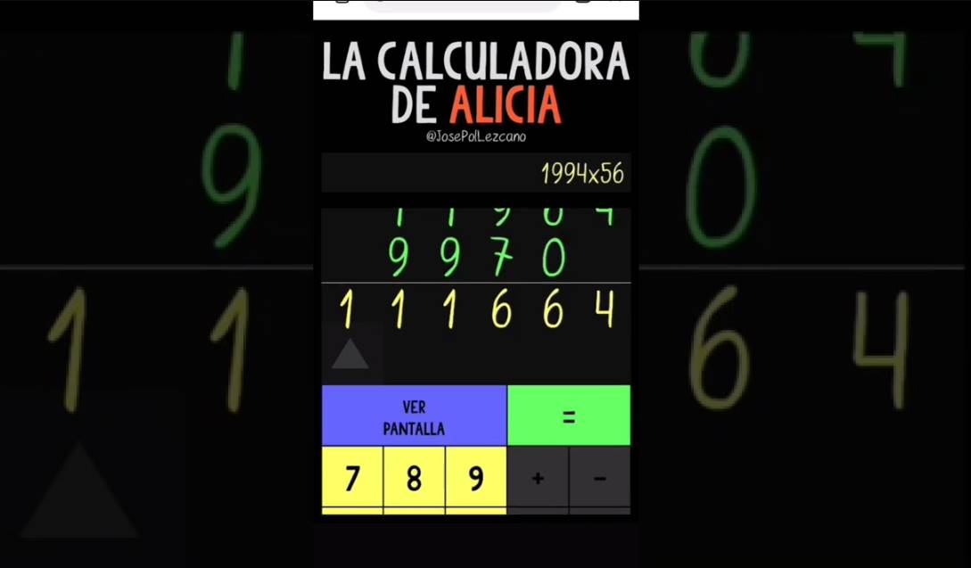 Calculadora de Alicia